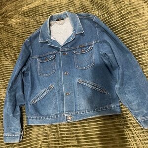 Wrangler no fault denim Jacket 1970s vintage jean jacket